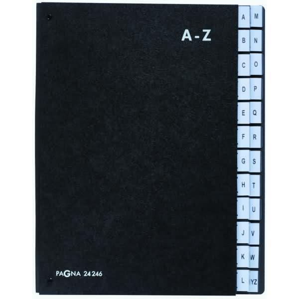 Produktbild Pagna Pultordner, DIN A4, 24 F„cher, A - Z, schwarz (A4, 1 x)