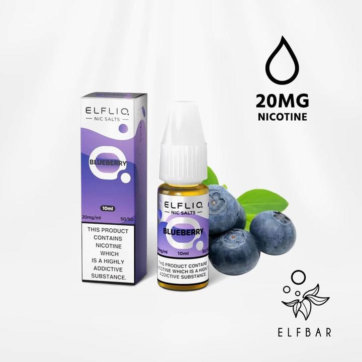 Actual product image Elfbar Elfliq (Bilberry)