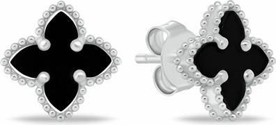 Brilio Silver - Stylish flower earrings made of silver EA1156WBC