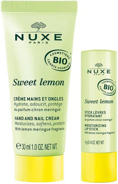 Actual product image Nuxe Sweet lemon care duo for hands and lips (30 ml)