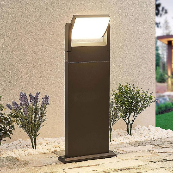 Actual product image Lindby Cathalena LED garden light Dark Grey (750 lm, IP54)