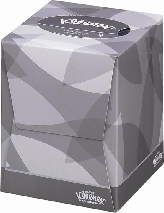 Actual product image Kimberly-Clark KLEENEX Facial Tissue Cube WhiteF1