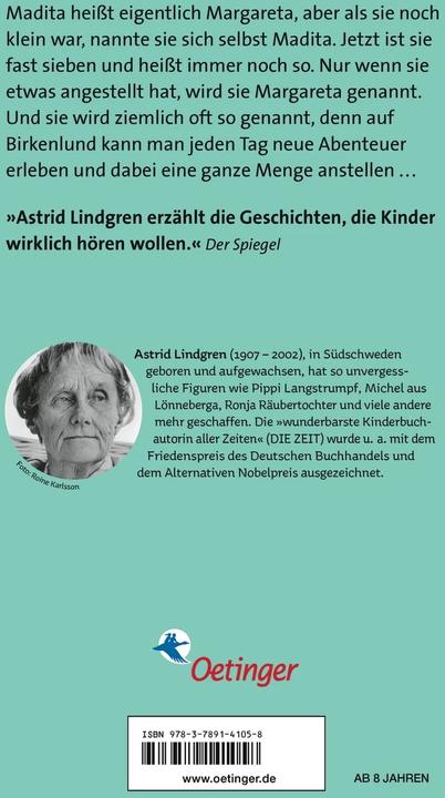 Productafbeelding Madita. Kleine Ausgabe (Duits, Astrid Lindgren, 1990)
