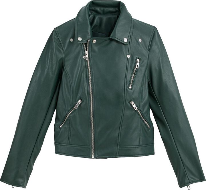 La Redoute Collections Bikerjacke aus Kunstleder