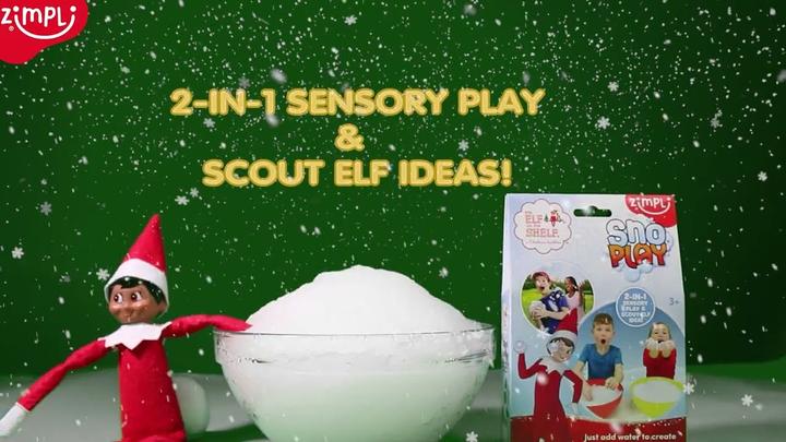 Produktbild Zimpli Kids Elf On The Shelf Sno Play, 2-in-1 Scout Elf-Idee und Sensorik-Spielzeug. ®