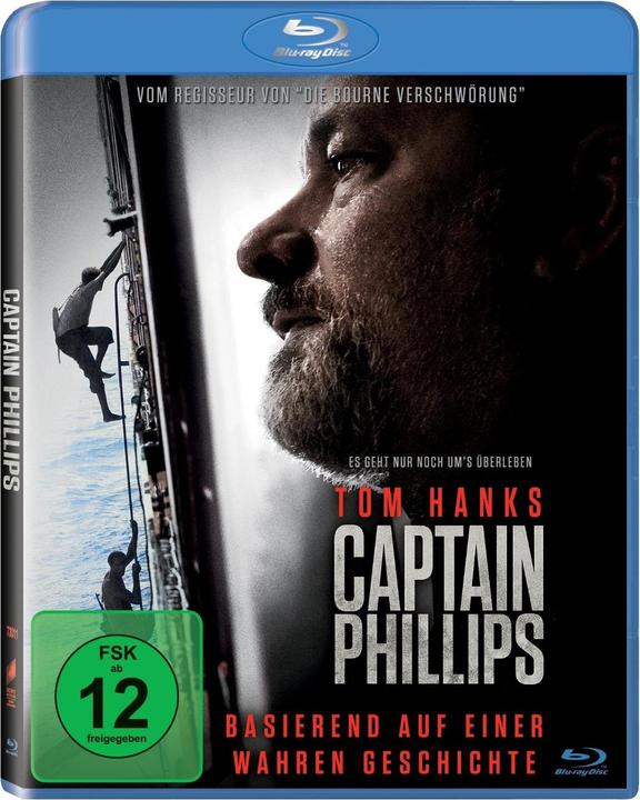 Actual product image Captain Phillips (Blu-ray, 2013, English, German, French)