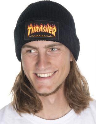 Image du produit Thrasher Flame Logo Beanie (Taille unique)