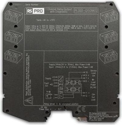 Produktbild Rs Pro Sicherheitsrelais, 5V, 1-Kanal Sicherheitsr