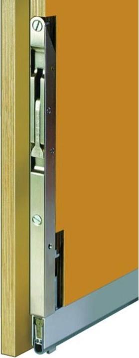 Image du produit Planet Verrou de chant de porte KR pour fermetures de portes à 2 vantaux Profilb (Angle plat en T, 1 pcs)