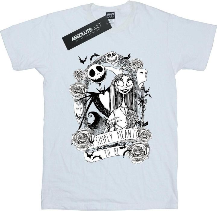 Disney Nightmare Before Christmas Simply Meant To Be TShirt Mädchen