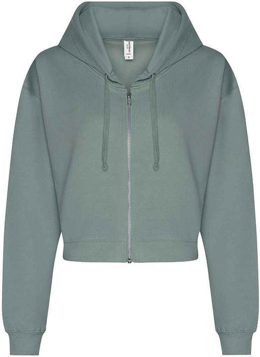 Awdis Hoodie mit durchgehendem Reissverschluss kurz geschnitten