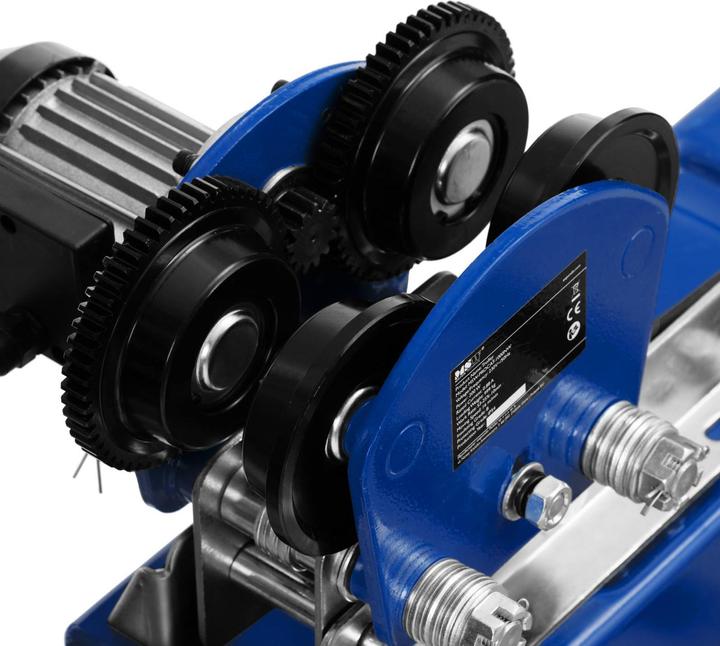 Produktbild MSW Laufkatze elektrisch Rollfahrwerk für Seilzüge Flanschbereich 68 - 110 mm 1600 W