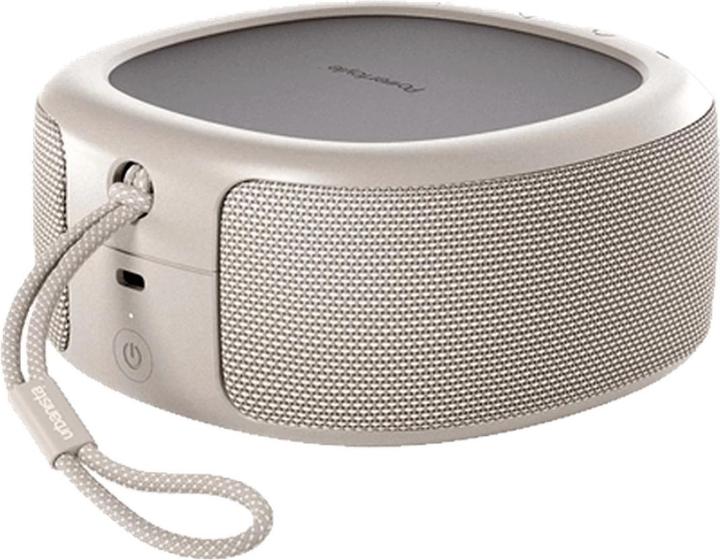 Produktbild Urbanista Malibu Desert Gray Tragbarer Bluetooth Lautsprecher mit Solarzelle (24 h, Solarenergie)