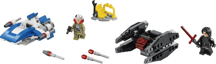 Actual product image LEGO A-Wing vs. Tie Silencer Microfighters (75196, LEGO Star Wars)
