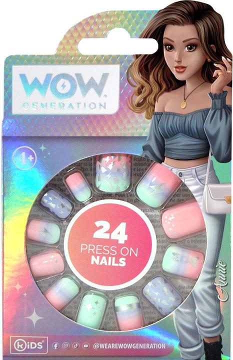 Actual product image Kids Licensing Wow Generation Nail Stickers (Artificial nails, Multicolor)
