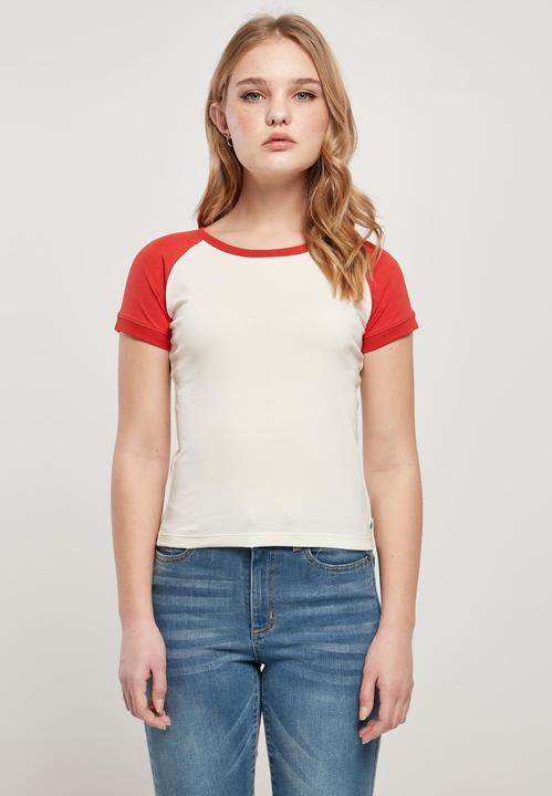 Image du produit Urban Classics Tee-shirt de baseball rétro pour femmes - 19391 (4XL)