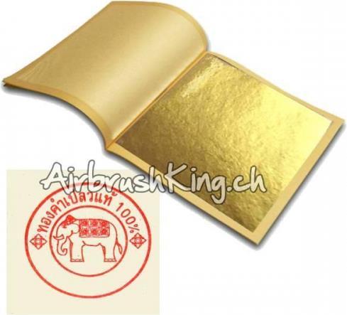 Produktbild 10x 24 Karat Blattgold 999/1000 Essbar