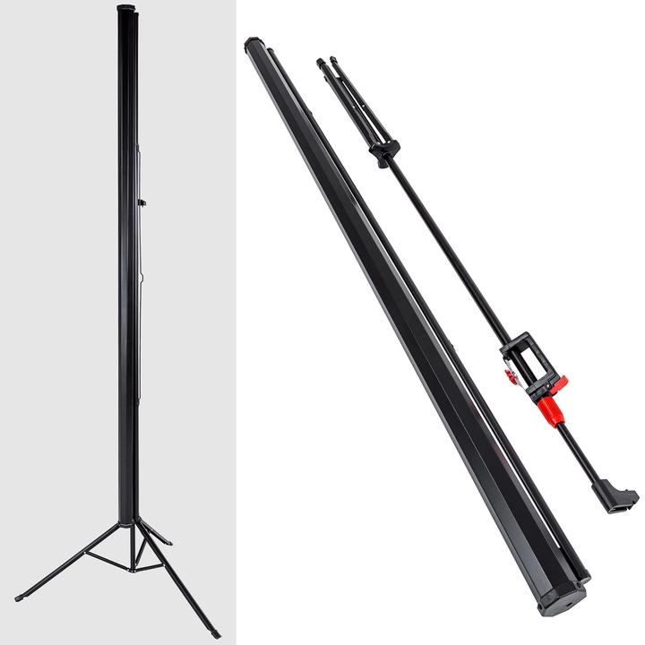 Produktbild tectake Stativ Beamer Leinwand (84.25", 1:1)