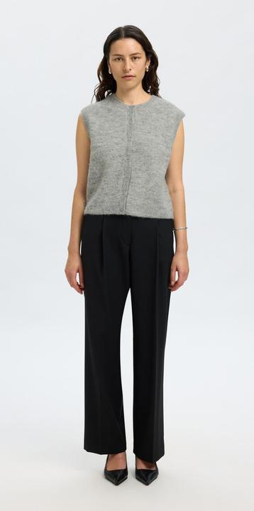 Actual product image Selected Femme Slflulu Sl Button O-Neck Vest Noos (M)