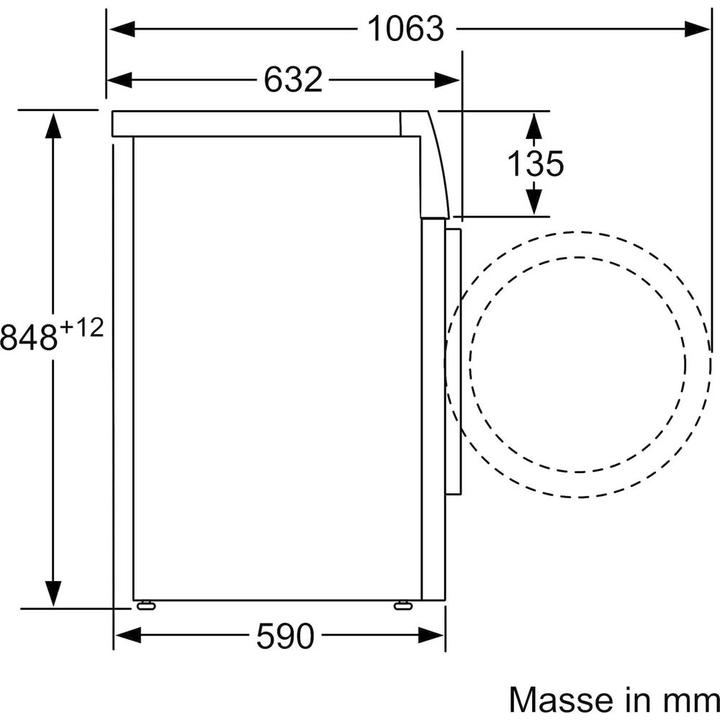 Image du produit Bosch Hausgeräte Série WAN28241CH4 (8 kg, Gauche, Fiche CH)