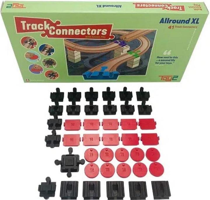 Toy2 Allround XL Set - 41 Connettori per binari