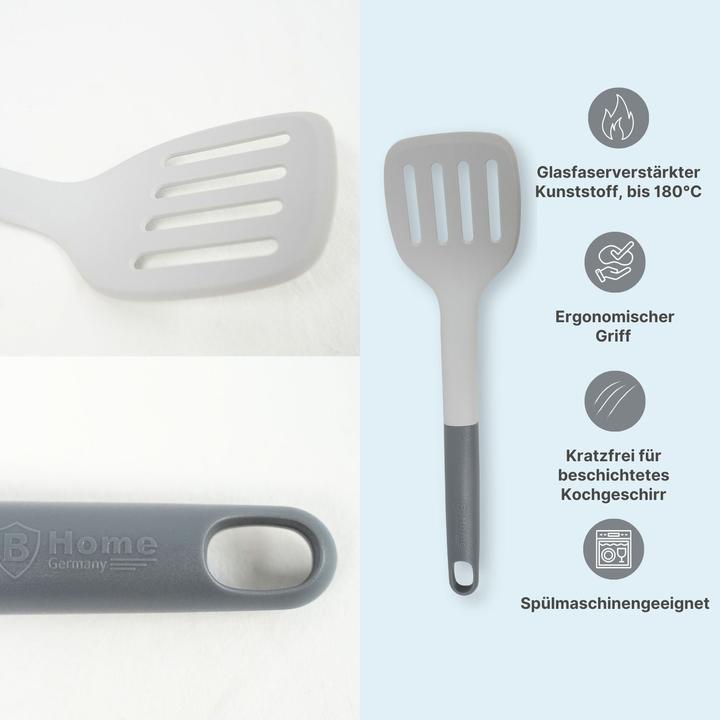 Produktbild B-Home Schlitzwender Pfannenwender mit Schlitzen Bratenwender Bratschaufel