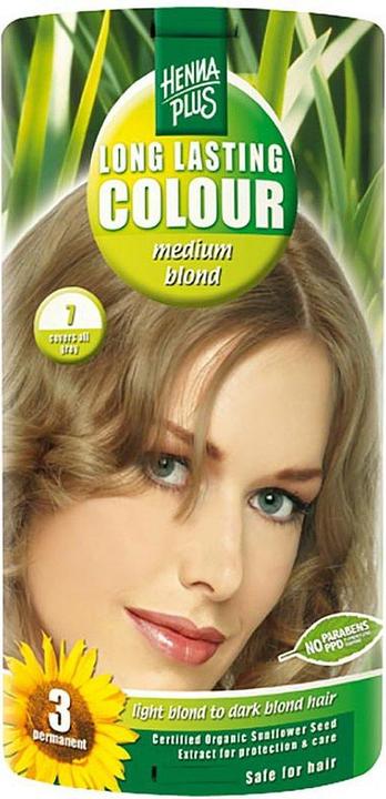 Hennaplus Long Lasting Colour (7 Medium blonde)