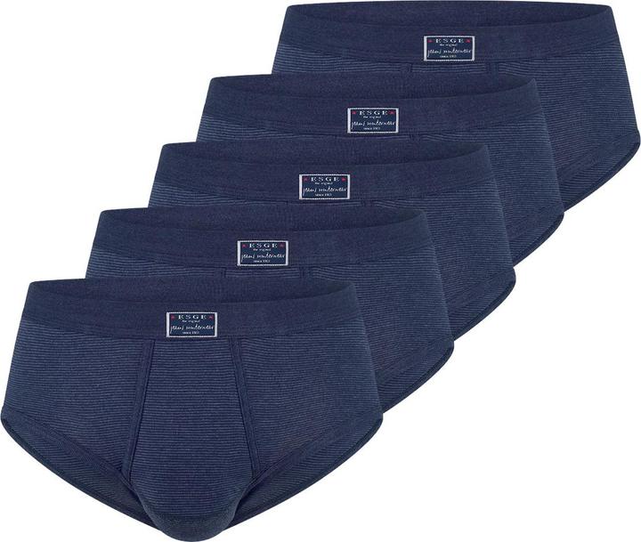 ESGE 5er Pack - Feinripp Jeans Slip mit Eingriff (L, 5er Pack)