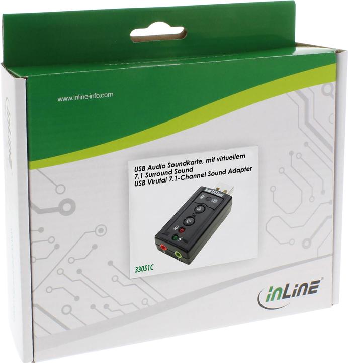 Actual product image InLine USB audio sound card (USB)