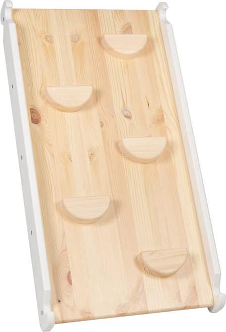 Produktbild Activity Board Rutschen-Kletterwand 2in1, Kinderspielzeug aus Holz, Leiter Pikler - Weiss