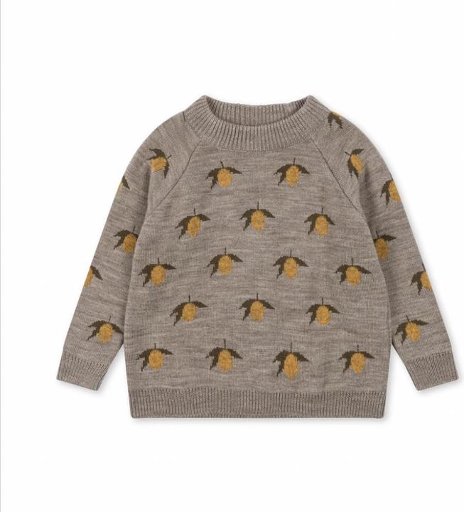 Produktbild Konges Slojd Belou Strickpullover Lemon (92)