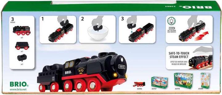 Image du produit Brio Locomotive à vapeur à piles avec réservoir d'eau