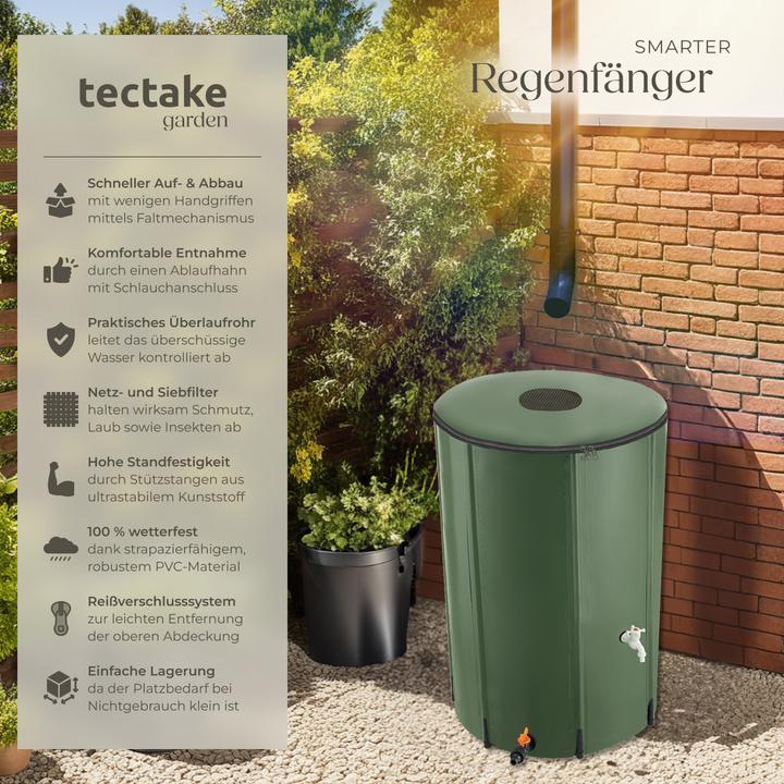 Image du produit tectake Récupérateur d’eau de pluie (380 l)