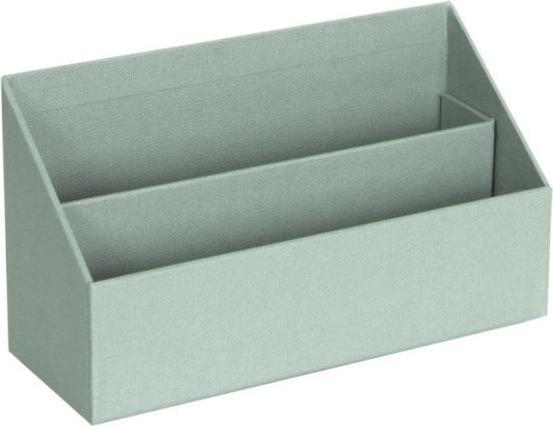 Letter rack linen cover George Tray Teal