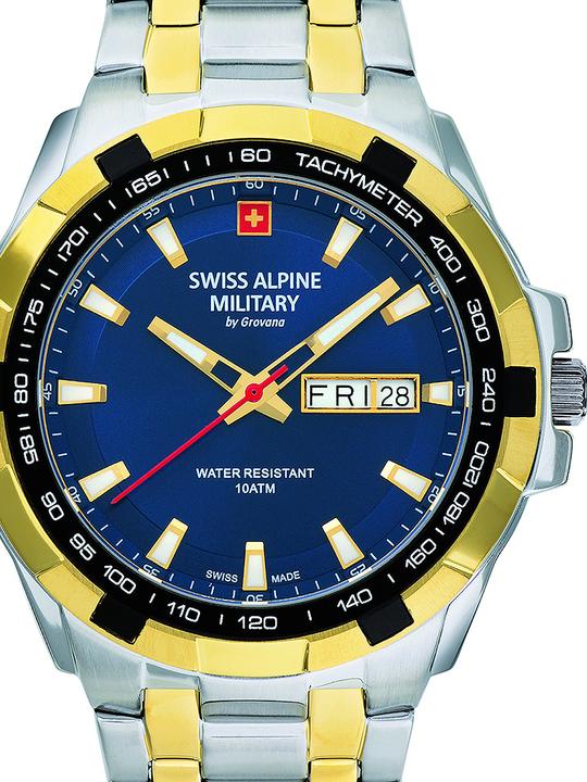 Immagine prodotto Swiss Alpine Military 7043.1145 Day-Date 42mm 10ATM (Orologio da polso analogico, 42 mm)