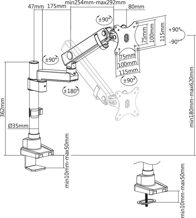 Produktbild V7 Professional (Tisch, 32")