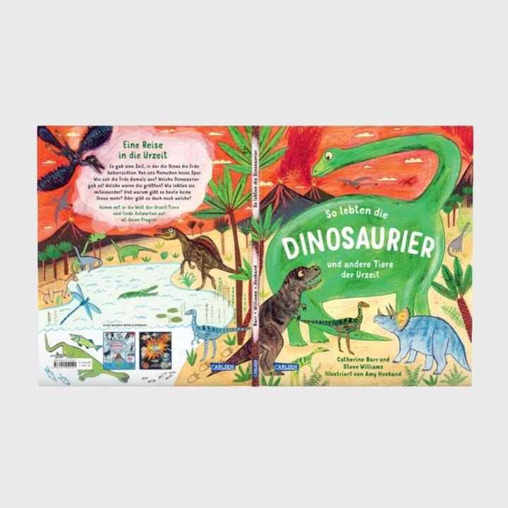 Actual product image So lebten die Dinosaurier und andere Urzeittiere (German, Steve Williams, Catherine Barr, 2024)