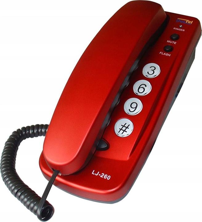 Produktbild Datel LJ-260 Red landline telephone