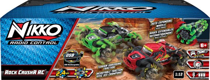 Produktbild Nikko RC 19069 Rock CrushR, Ferngesteuertes RC Auto, Offroad Fahrzeug bis 14 km/h, automatisch ausfa