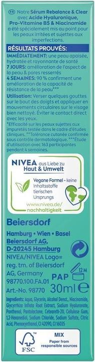 Actual product image NIVEA Derma Skin Clear (30 ml)