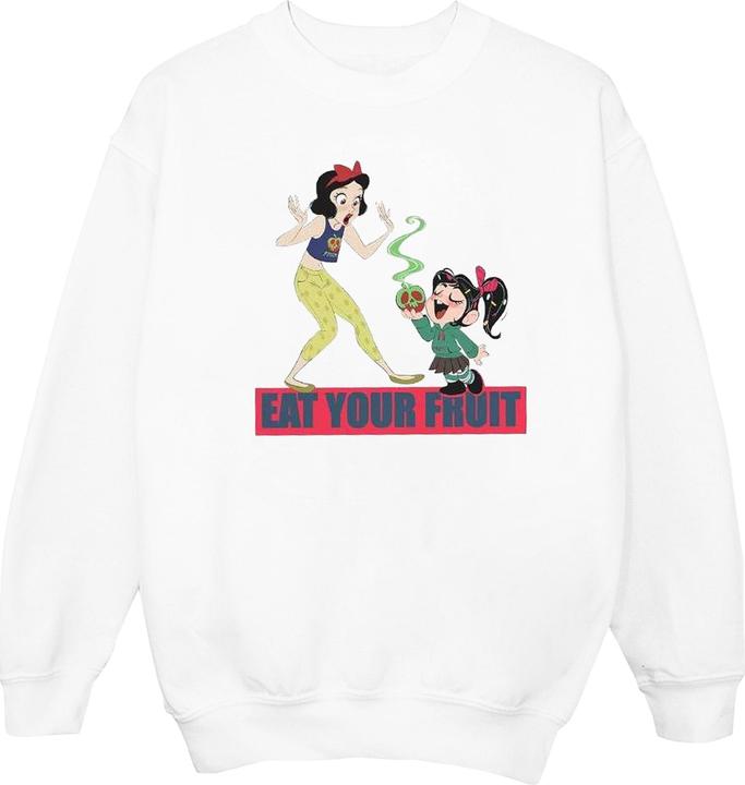 Disney Wreck It Ralph Eat Your Fruit Sweatshirt Mädchen (140, 146)