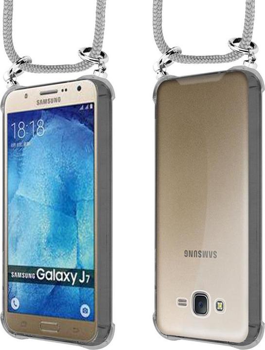 Produktbild Cadorabo TPU Handy Kette SILBER Cover