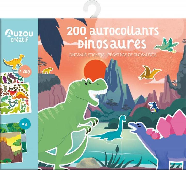 Produktbild Ma pochette d'artiste / 200 autocollants dinosaures