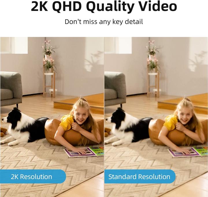 Actual product image Aosu 2K Indoor Surveillance Camera (1920 x 1080 Pixels)