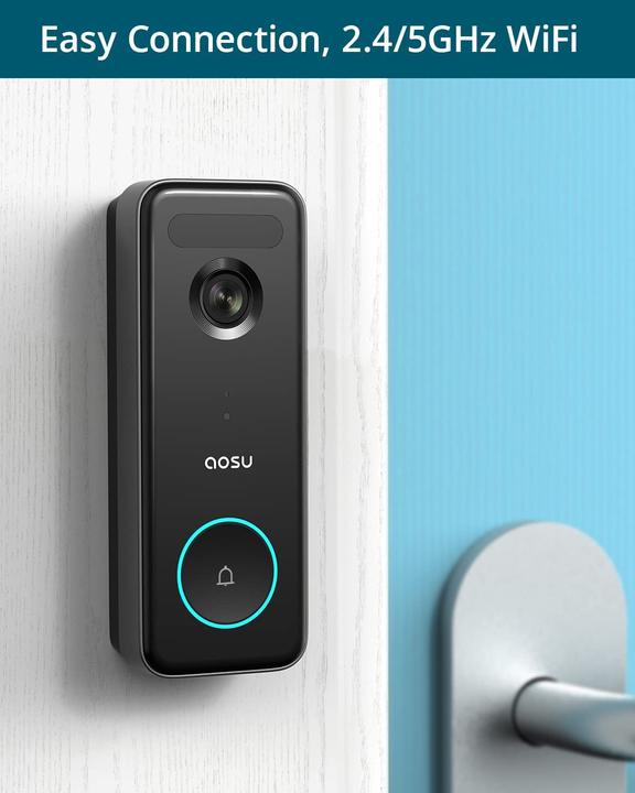 Actual product image Aosu Doorbell with camera (Wi-Fi)