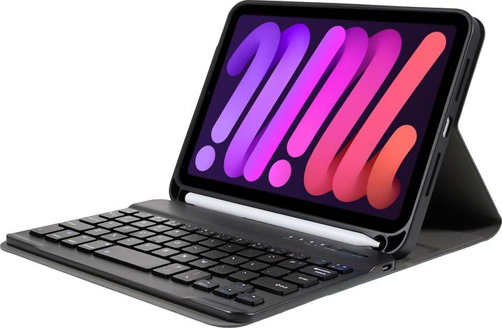 Actual product image Cazy Keyboard Case Compatible with iPad Mini 2022 (6th Gen) - Protective Case with Magnetic Detachable (Eng. Int., iPad mini 6)