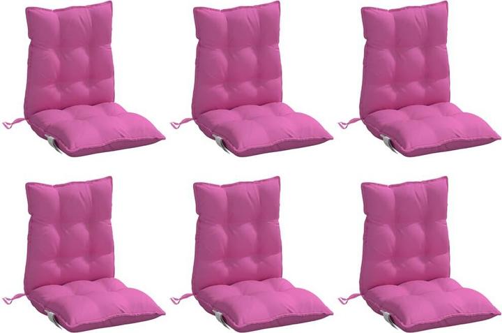 Produktbild VidaXL Niedriglehner-Auflagen 6 Stk. Oxford-Gewebe (100 x 50 x 7 cm)