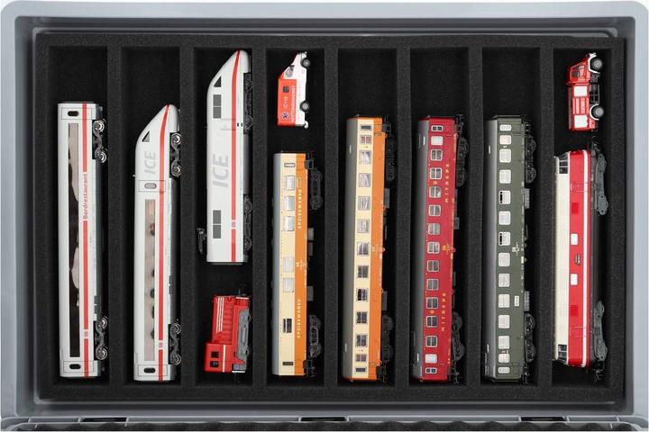 Immagine prodotto Feldherr EB22SET - Contenitore Euro per modellismo ferroviario, locomotive e veicoli - 8 barre per (Materiale sintetico)