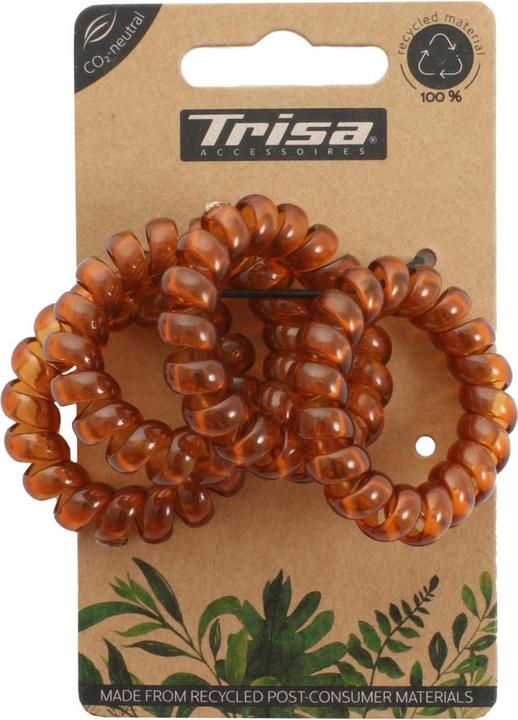 Immagine prodotto Trisa Capelli - Cravatta a spirale ECO marrone (Elastico per capelli)