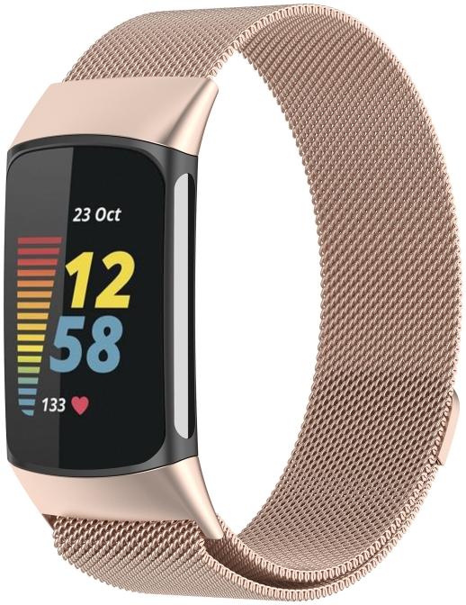 Produktbild PhoneLook Milanaise-Armband aus Stahl in (Grösse S) Vintage gold (Aluminium)
